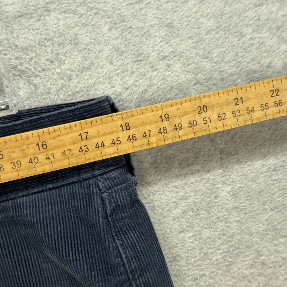 Banana Republic Corduroy Pants Mens 33x34 Blue Pima Cotton Cords Distressed‎